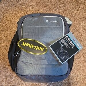 Pacsafe Black and Gray Anti-Theft Camera Bag